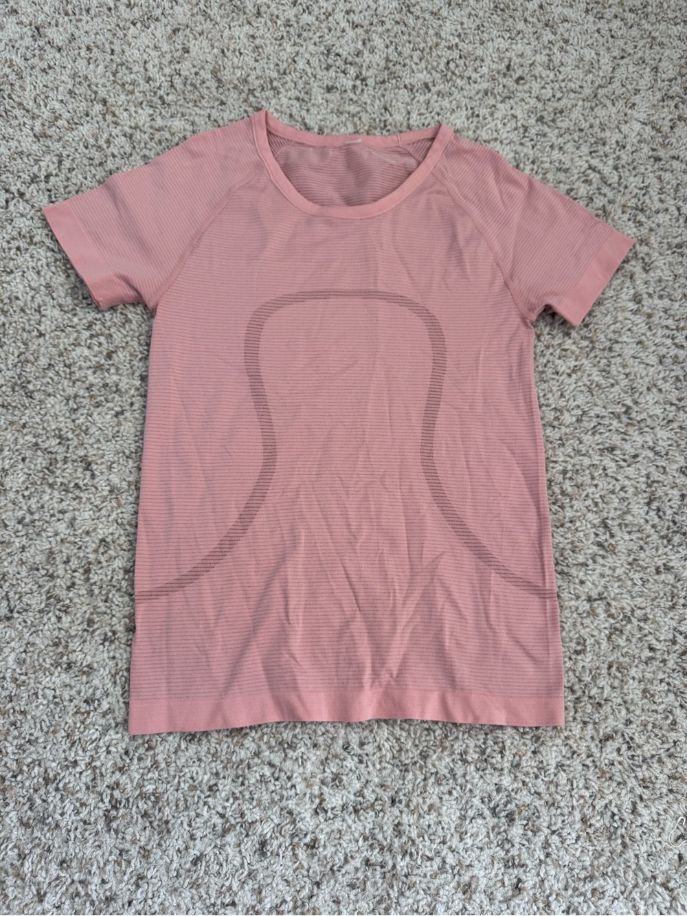 lululemon athletica Dusty Rose Short Sleeve Seamless Tee